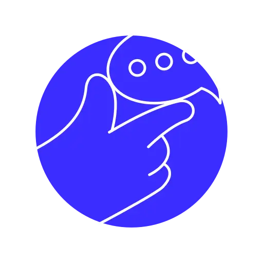 Conversation icon representing business goal discussions and project qualification