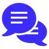 Conversation icon representing clear communication and client alignment
