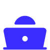 Minimal strategy icon representing focused creative partnerships and quality-driven work