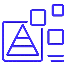 Graphic Elements & Brand Assets service icon featuring custom design elements, typography, and brand assets