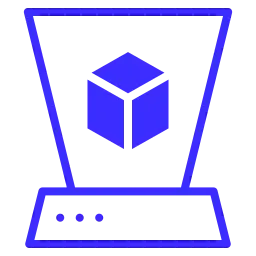 3D Visuals and Product Renders service icon featuring realistic product visualization and 3D rendering.