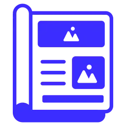 Marketing & Campaign Design service icon featuring promotional campaigns and marketing materials.