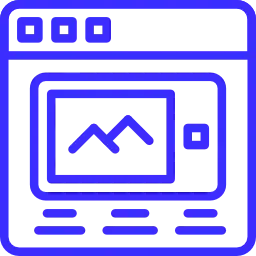 Website and Social Media | Website and Landing Pages Design service icon for responsive websites and conversion-focused landing page design.